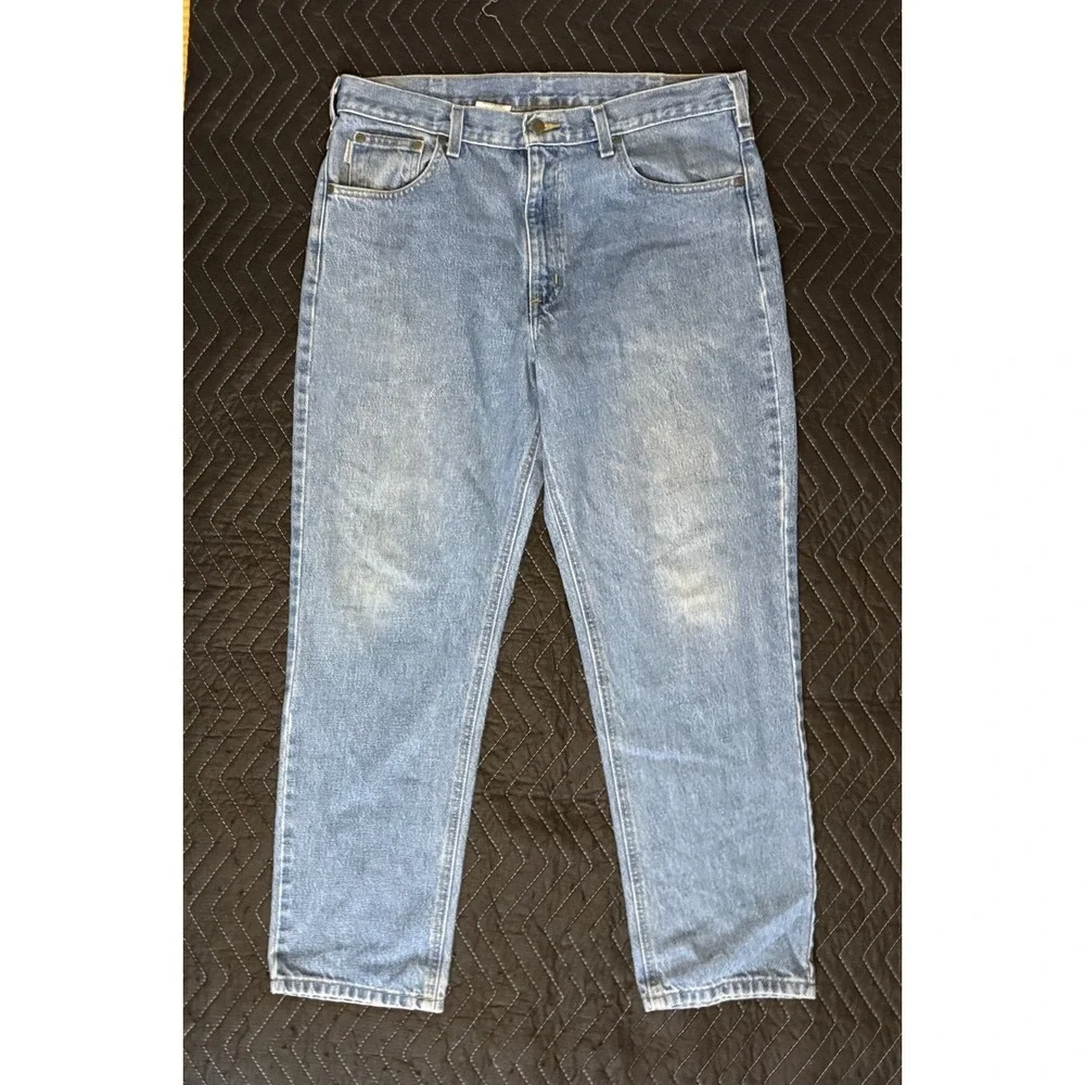 Levi's 550 Relaxed Fit Jeans Mens 50x34 Blue Medium Wash Red Tab Denim